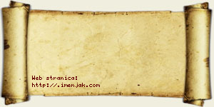 Jana Michaud vizit kartica